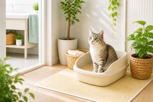猫のトイレの置き場所、なんとなくで決めていませんか？風水で運気を下げない正しい配置とNG例